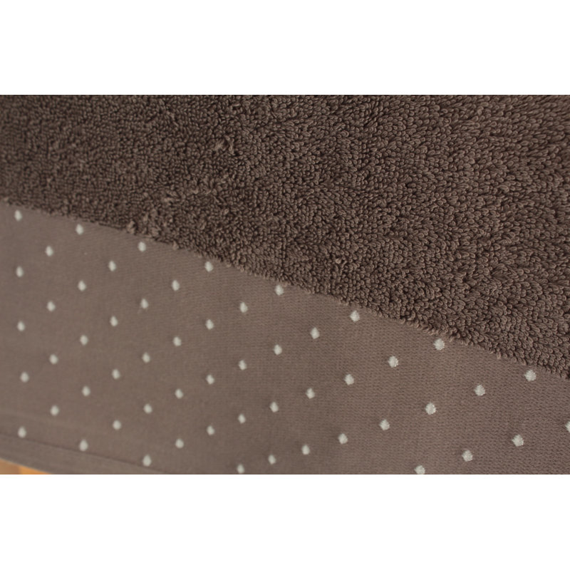 Ensemble de serviettes de bain de qualité supérieure (2 pièces), 100% coton, 27,6 po x 55,1 po | Ultra-absorbant, 15,0 oz / verge carrée | Design élégant brun et blanc | Parfait pour le spa, la salle de bain à la maison et l'utilisation quotidienne