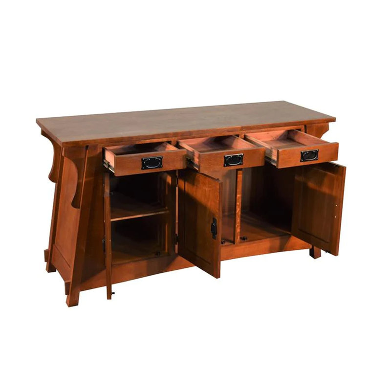 Console en bois massif 55 "