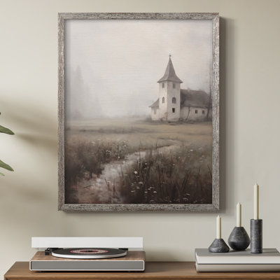 Vintage Landscape IV Framed Print - Solid Wood