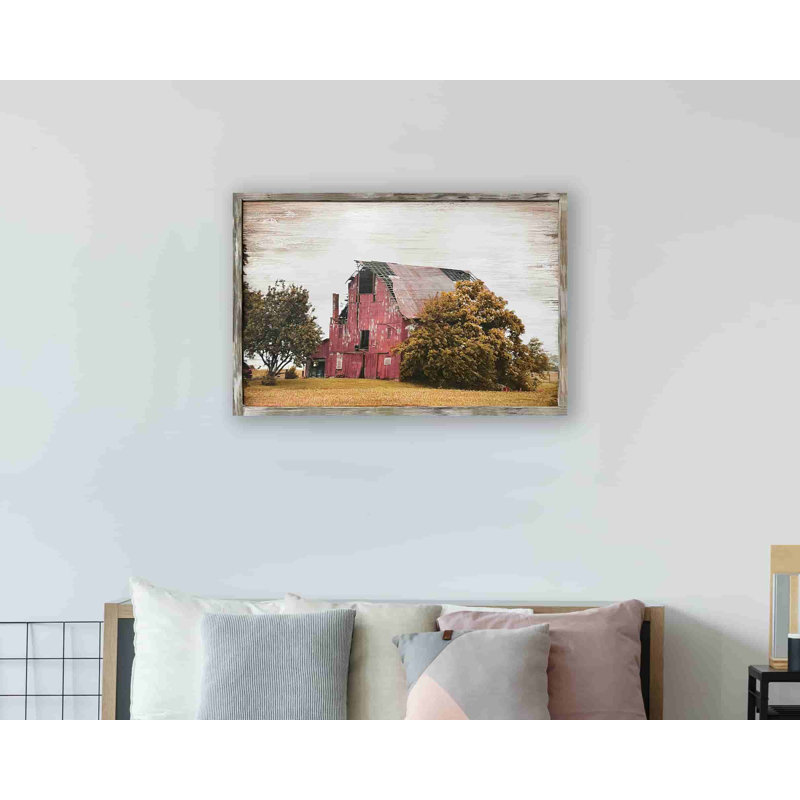 " Farm Old Barn ", 24" H x 36" W x 1.5" D