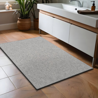 Tapis d'intérieur gris Nadene
