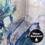 Rideau de douche Botanical Aqua Floral par Hope Bainbridge