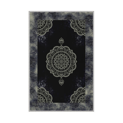 Stylish 3D Printed Carpet, 31.5 x 47.2 inches | 100% Polyester, Antibacterial, Non-Slip PVC Underside | Machine Washable, Pile Height: 0.3 inches | Durable & Easy to Clean for Living Room, Bedroom, and Office Decor