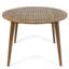 Table de patio en bois 47,94 po x 47,94 po, finition et élégance pour une utilisation extérieure à la mode