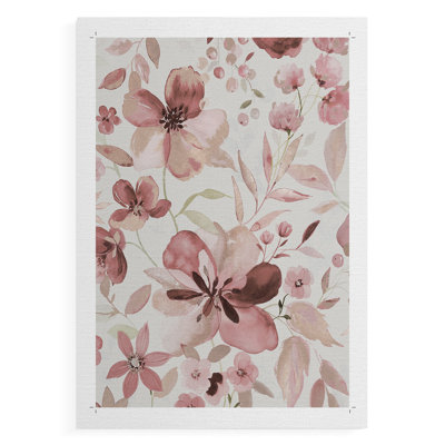 Shimmering Blush II - Impression sur toile seulement - NON-CADRE