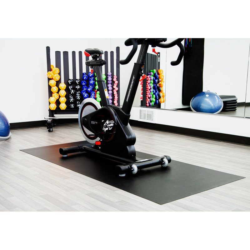 Tapis d'exercice en vinyle épais G-Floor 0,075 po, l 32 po x L 72 po, Noir