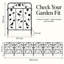 Garden Fence 76.5 cm H x 57.5 cm W Iron Fence Panels Fencing with 6 Panel(s) Included