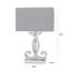 Stephens 66cm Luxury Table Lamp, Bedside Buffet Lamp with Wooden Glass Base & Polyester Shade-1380133995-1380076028
