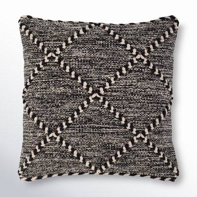 Damali Cotton Geometric 18'' Throw Pillow Cover