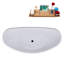 1899.9mm x 899.2mm Freestanding Soaking Acrylic Bathtub-2046360080