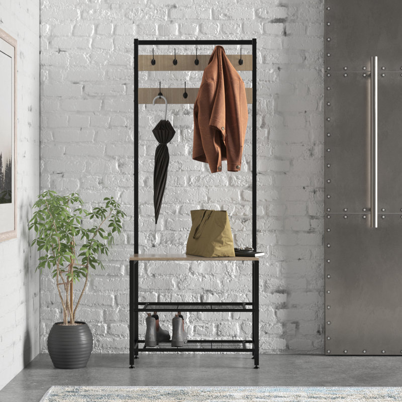 Rangement pour chaussures et porte-chaussures Sola, Brun clair