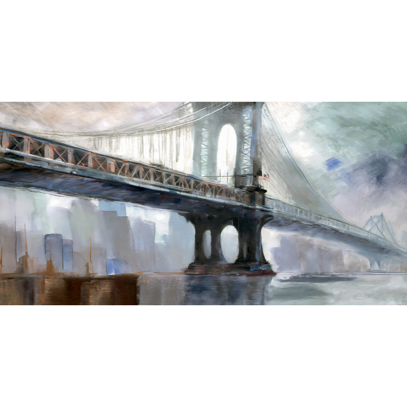 Pont d'acier, H 18 po x l 36 po