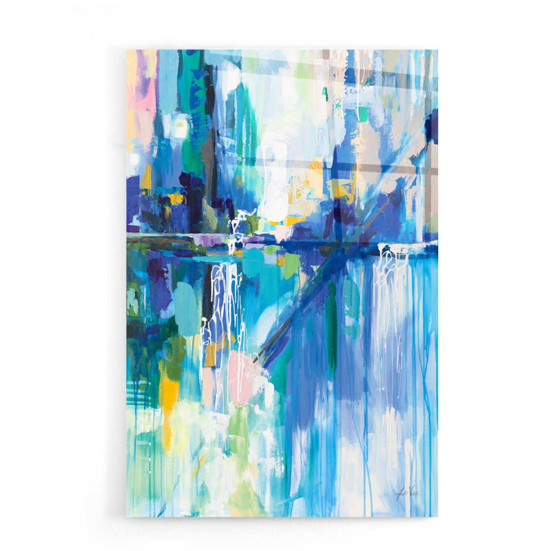 «Thru the Glass» par Jeanette Vertentes, art mural en verre acrylique, H 24 po x l 16 po x P 0,2 po