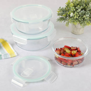 Martha Stewart 6 Piece Storage Containers With Leak Proof Lids