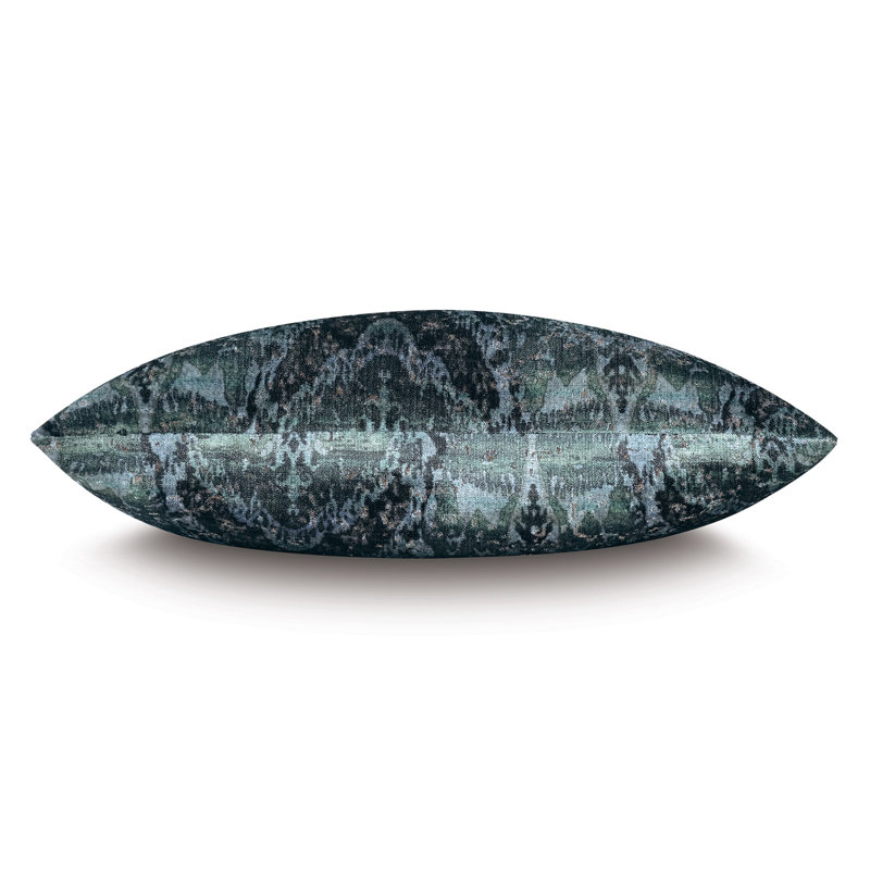 Sparkle Velvet Pillow Cover & Insert, Emerald, Rectangular