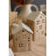 SET OF FIVE CERAMIC HOUSES