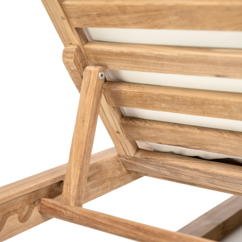 Caldas Outdoor Chaise Lounge, Indigo