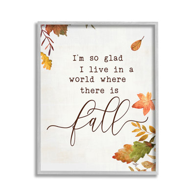 A World With Fall Giclee Art by Mollie B.