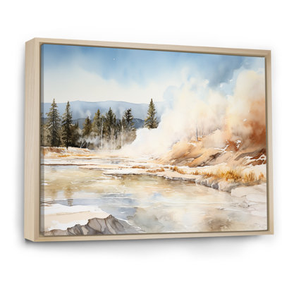 " Minimal Beige Geyser Horizon "