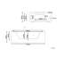 Leff 1700mm x 800mm Whirlpool Acrylic Bathtub with Tap