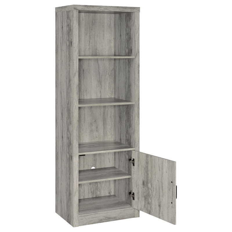 Conifer Grey Driftwood 3-Shelf Media Tower, Gray