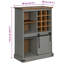 80cm Bar Cabinet