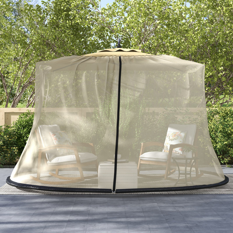 7.5FT Umbrella Screen Mosquito Net, Umbrella Cover Netting
