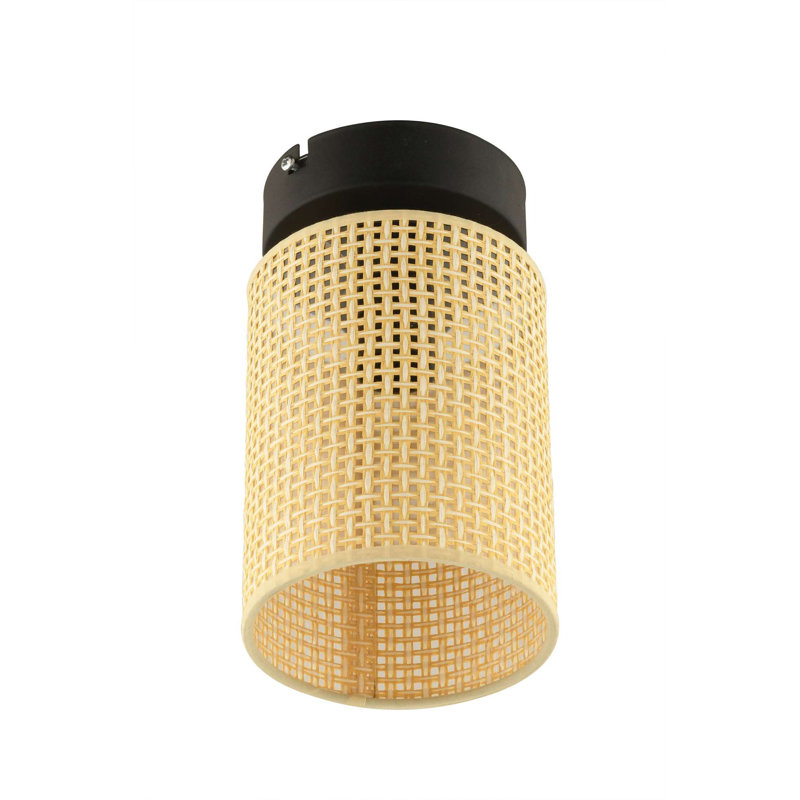 Élégant lustre crème, structure en métal, 4,7 po x 4,7 po | Douille E27 (40 W maximum) | Homologué IP20, luminaire élégant pour la maison | Parfait pour le salon, la salle à manger ou la chambre à coucher | Design moderne, ampoule non incluse