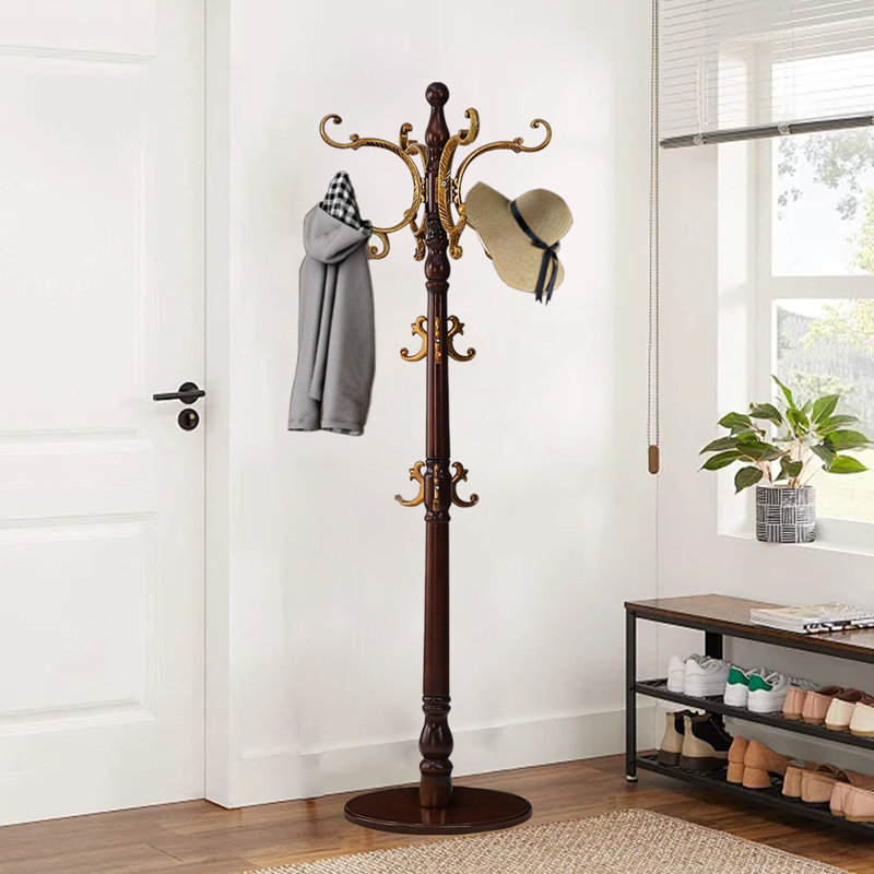 Coat Rack Freestanding, Red