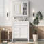 Ensemble de meuble-lavabo moderne 30 "avec lavabo et armoire à miroir-1589867062-1589867061