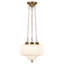 Luminaire suspendu style école 1 lumière avec abat-jour en verre menthe / baptiste Baptiste Belby pour chambre à coucher, salle à manger, couloir, îlot de cuisine-375304542-387424795