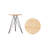 Hudson Solid Wood Top End Table-11795411-11795408