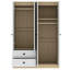 Garde-robe 4 portes avec tiroirs