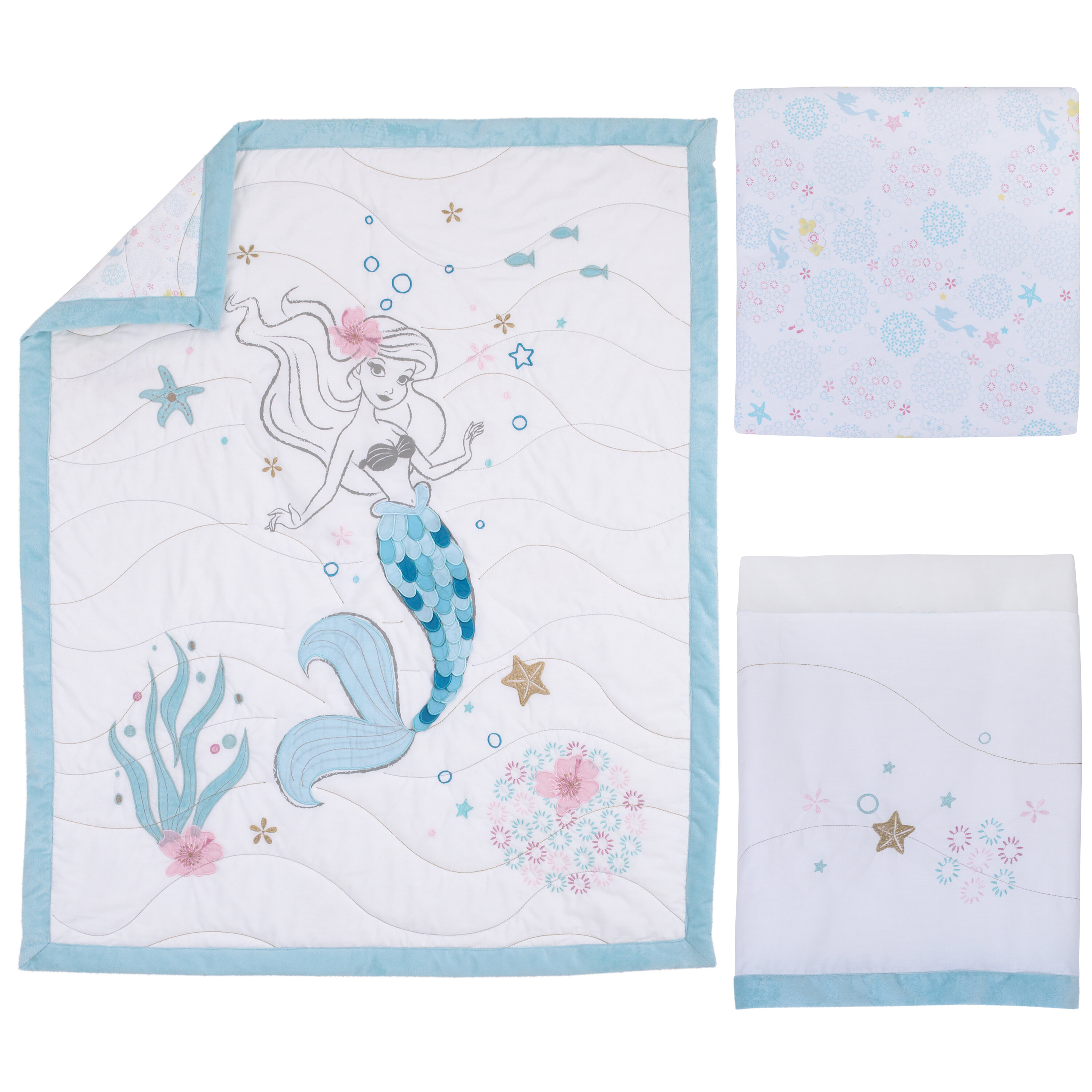 Ariel crib bedding online set