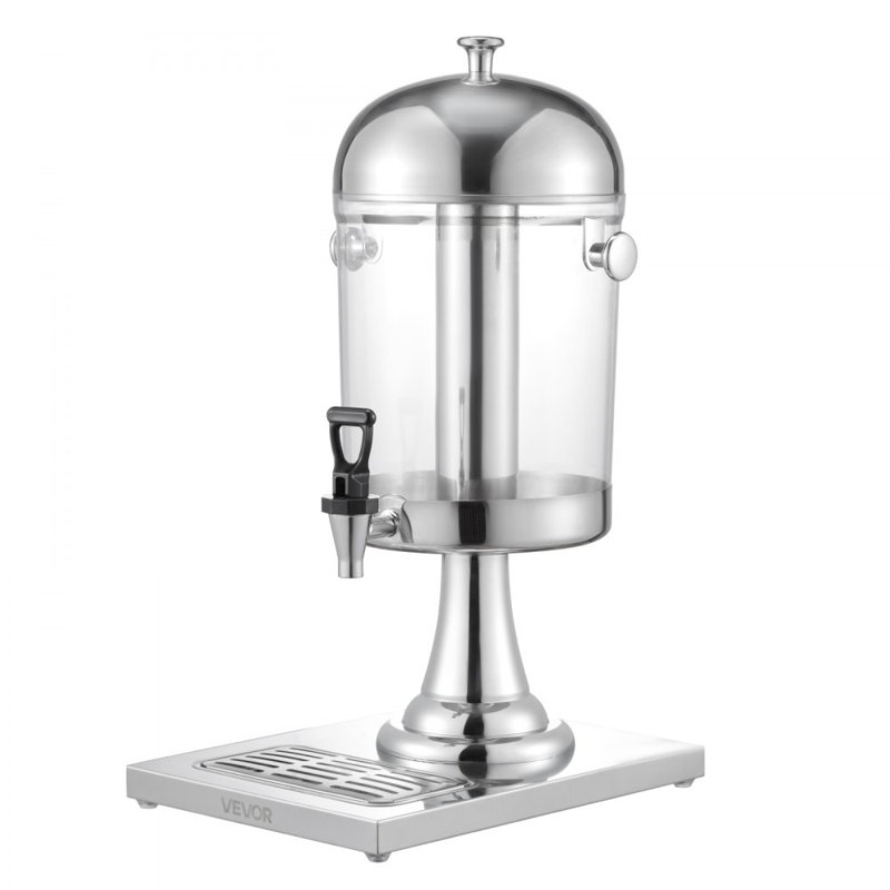 Distributeur de boisson 2,1 gallons pour les fêtes avec plateau à robinet