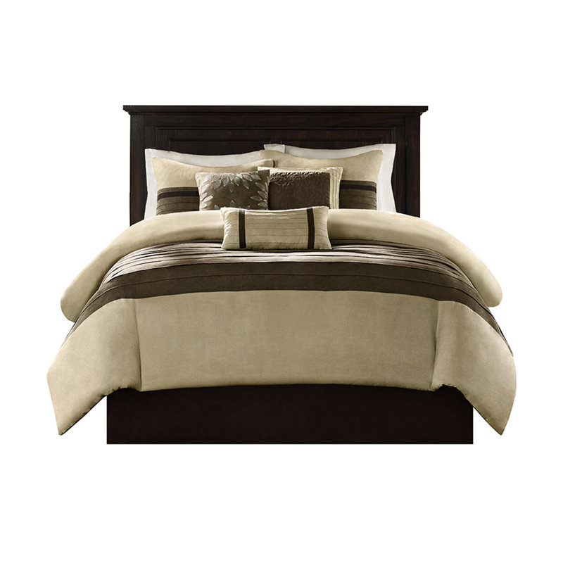 7 pièces, tissu riche, coussins brodés, 2 taies décoratives, 3 couleurs lavables à la machine, microsuède moulé, rembourrage, coussins décoratifs