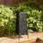 21.5"H Metal Geometric Solar Powered Floor Lantern