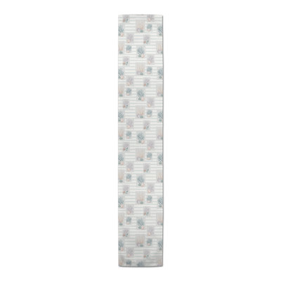 Arrain Rectangular Striped Table Runner