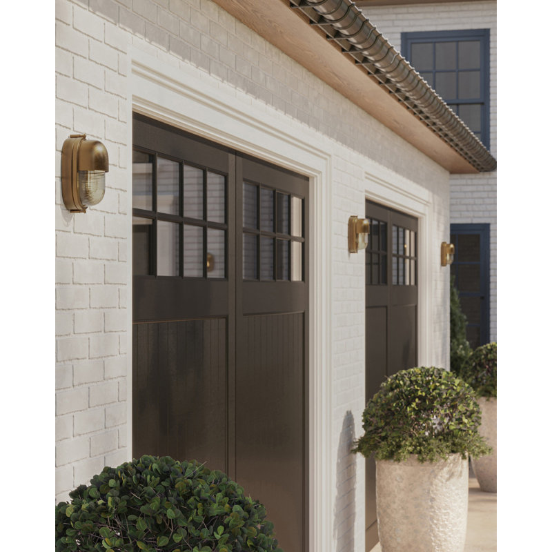 Maritime 1 - Light Outdoor Sconce, Brass