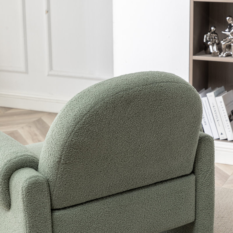 Fauteuil Bryonie, Polyester vert