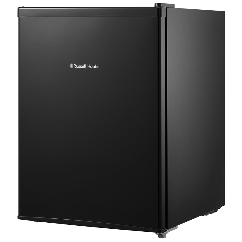 Russell Hobbs RHTTF67B 65 Litre Mini Fridge, Black, Black