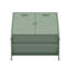 Armoire d'appoint en métal vert sauge 32 po Naomi-727709326
