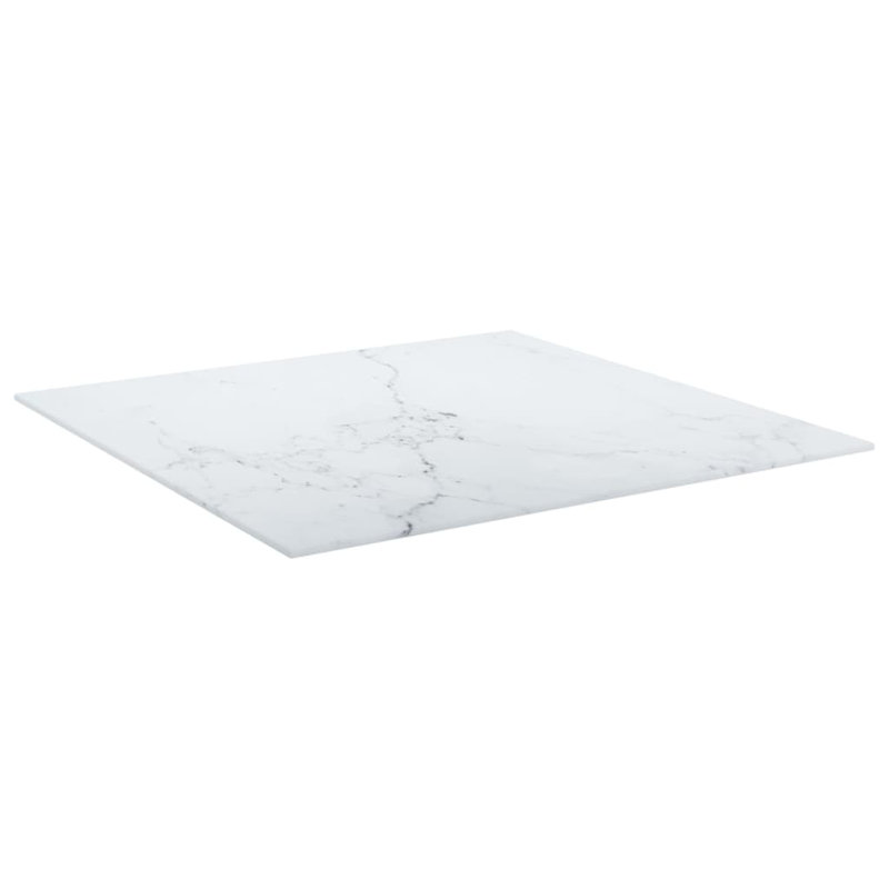 Gaius Square Table Top, White, 0.6cm H x 70cm W x 70cm D