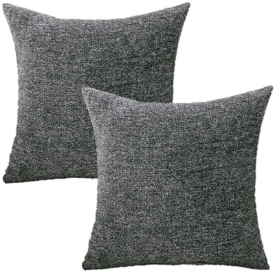Housse de coussin en chenille 18 po