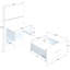 Collection Zen - Lit plateforme avec tête de lit et tables de chevet (2) - Assemblage facile, aucun sommier requis-1657477436
