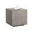 Sabbah Solid Wood End Table - Grey-90674274