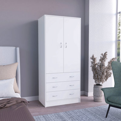 Double Door Armoire For Bedroom
