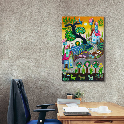 Toile épique Graffiti «How Do Your Garden Grow» par Koday, 26 po x 40 po