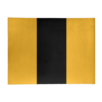 Tapis doré/noir à tissé plat Pittsburgh