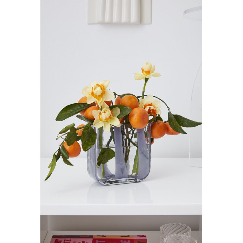 Vase de table en verre Adira